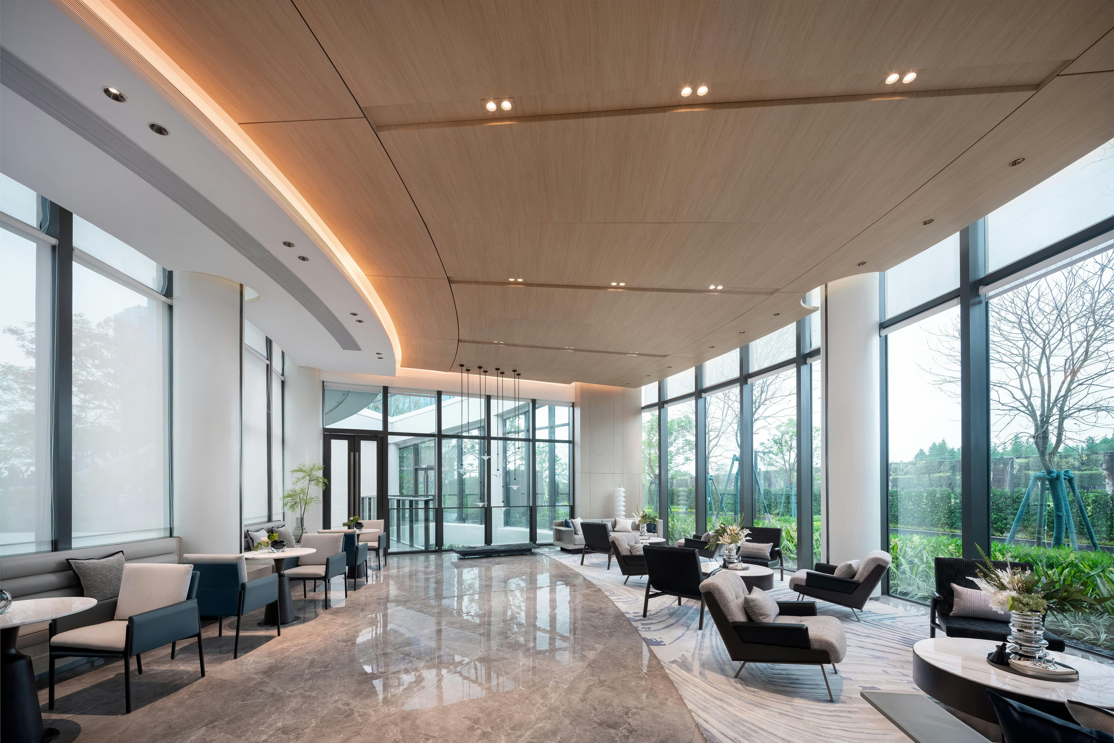 Luxury hotel lobby representing the hospitality foundation years